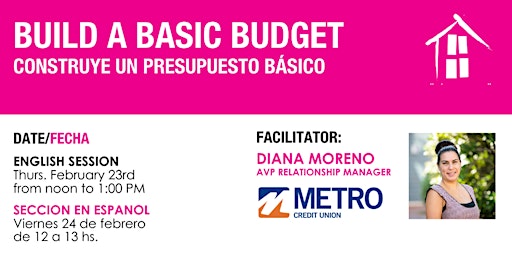 BUILD A BASIC BUDGET/EDIFICIO UN PRESUPUESTO BÁSICO PLAN DE GASTOS