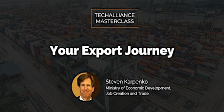 Your Export Journey | A Masterclass