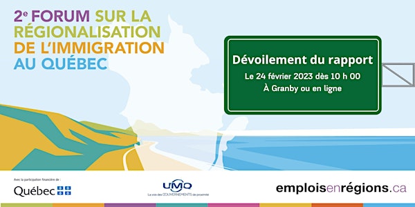 Dévoilement du rapport du 2e forum sur la régionalisation de l'immigration