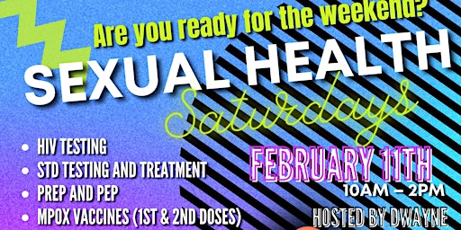 Out Here Sexual Health & APLA Health Presents.. Sexual Health Saturdays