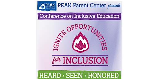 2023 PEAK Conference on Inclusive Education - April 17 & 18, 2023