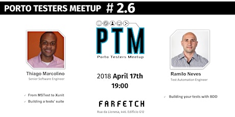 Imagem principal de Porto Testers Meetup #2.6