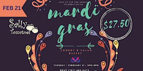 Mardi Gras Comedy & Cajun Buffet