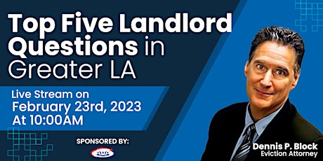Top 5 Landlord Questions in Greater LA