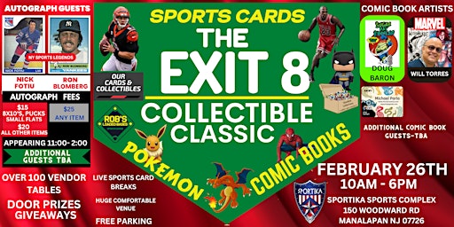 The Exit 8 Sports Cards, Pokemon, Comic Book & Funko Collector Classic