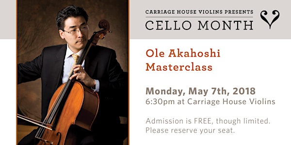 Ole Akahoshi Masterclass