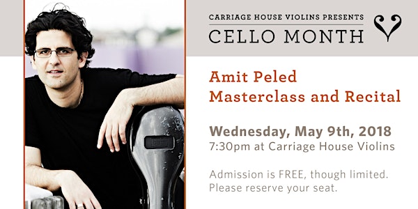 Amit Peled Masterclass and Recital