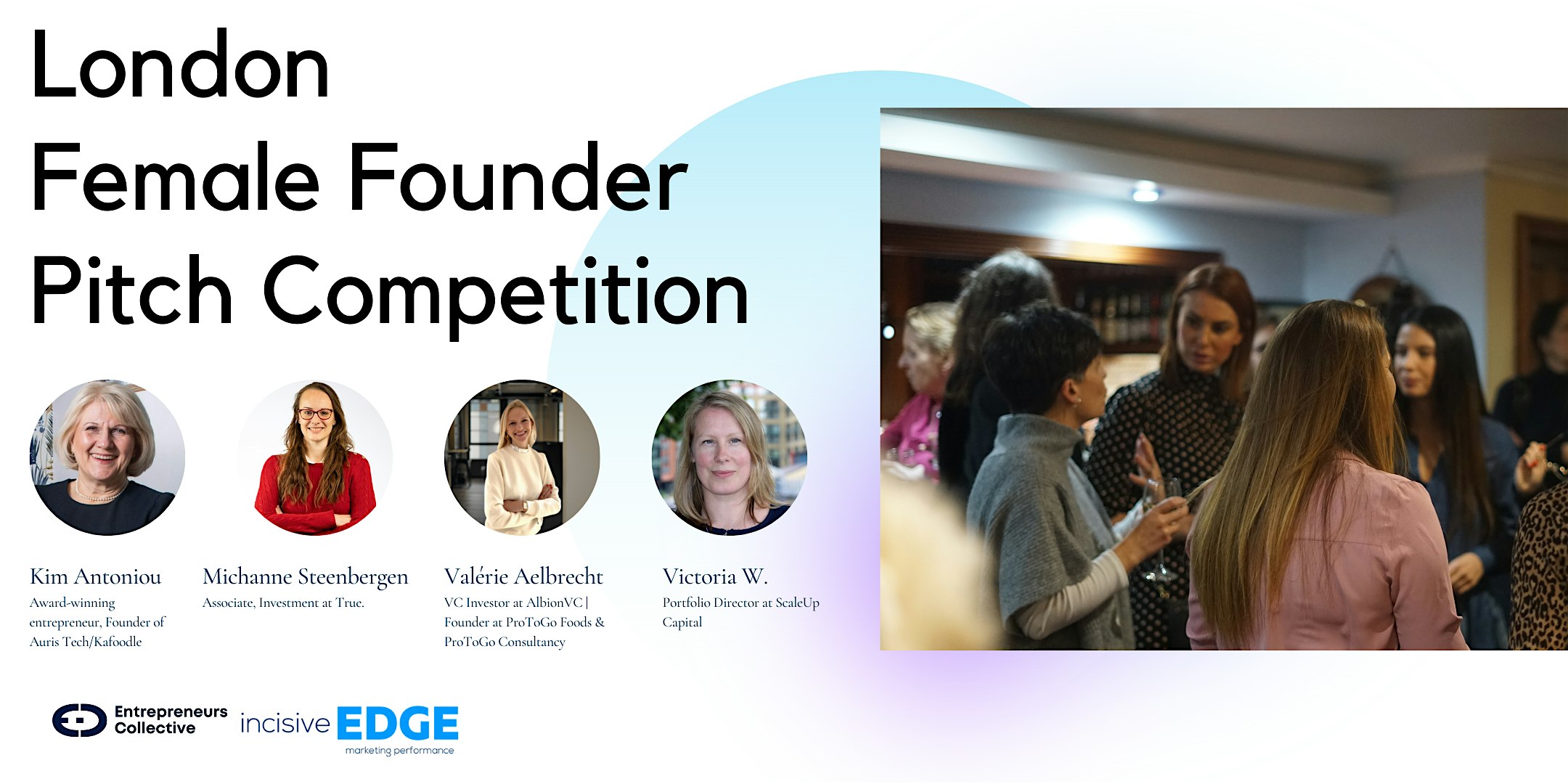 London Female Founder Pitch Competition –  Investors, VCs /Networking