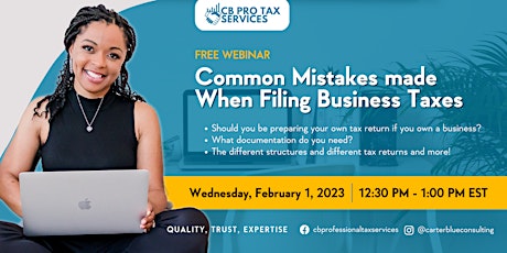 Common Mistakes Made When Filing Business Taxes