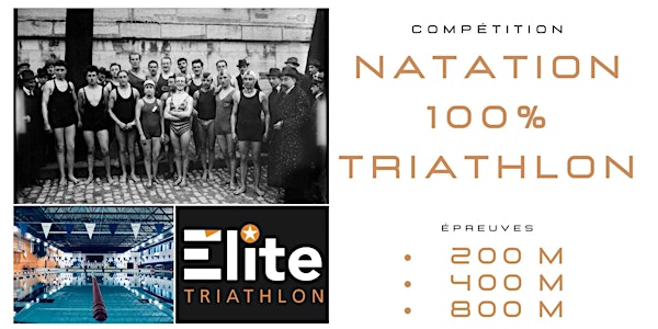 Compétition de NATATION 100% TRIATHLON - 2e Édition!!!