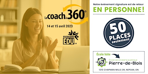 Le coach à 360° - École secondaire Pierre-de-Blois - 14-15 avril 2023