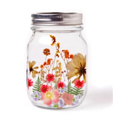 Create Your own Pressed Flower Mason Jar at Detour Coffee