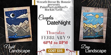 Couples Date Night Landscape Paint Party