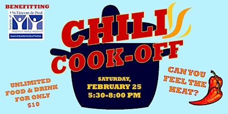 Queen of Apostles Chili Cookoff Fundraiser for St. Vincent de Paul