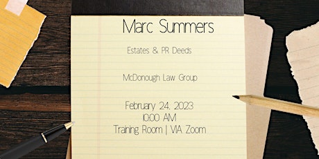 Marc Summers Estates & PR Deeds