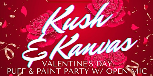 Valentine's Day Puff and Paint Open Mic