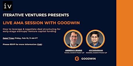 Intro to deal structuring with Andrew Spark from Goodwin