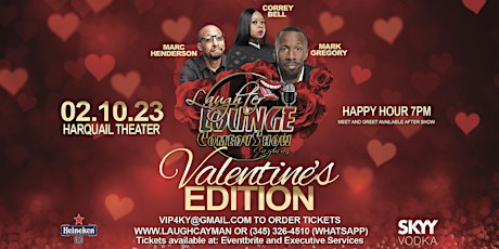 Laughter Lounge Cayman Comedy Show.  Valentine's Edition