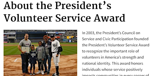 President Biden Award