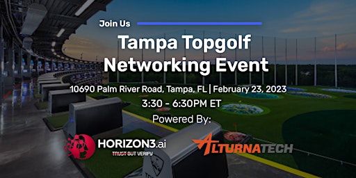 Topgolf Networking Event with Horizon3.ai and Alturna-Tech