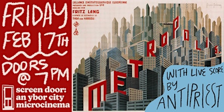 Metropolis (1927) by Fritz Lang w/ live score by antipriest