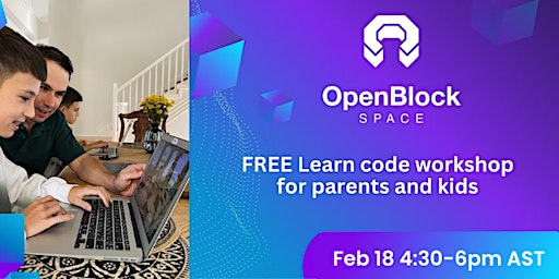 FREE] Learn code workshop for parents and kids. Fun and engaging activity.