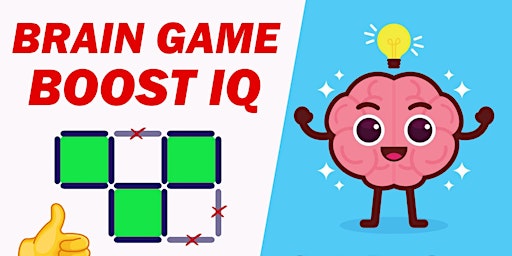 Imagem principal do evento MATCHSTICKS PUZZLES - IQ GAME PARTY