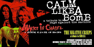 Calm Like a Bomb: A Tribute To RATM and Special Guests Live in Chilliwack