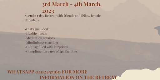 Ladies Retreat Dubai - March 2023
