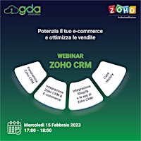 Webinar Zoho CRM - Potenzia il tuo e-commerce e ottimizza le vendite