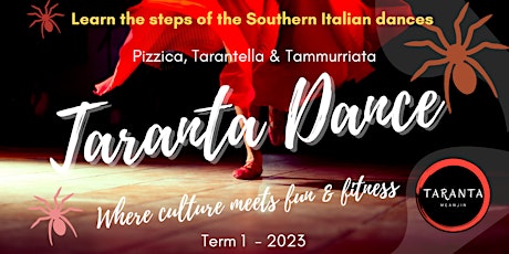 ITALIAN TARANTA DANCE CLASS SERIES - Term 1 - 2023