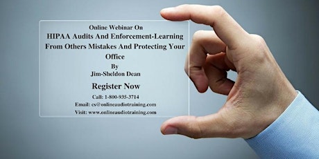 HIPAA Audits And Enforcement — Learning From Others Mistakes And Protecting Your Office primary image