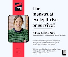 The menstrual cycle; thrive or survive?