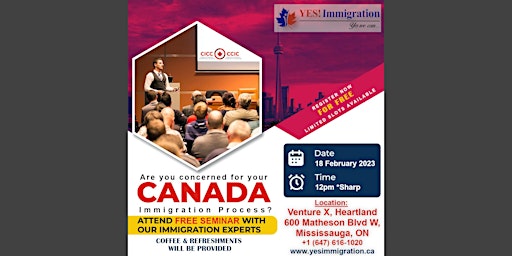 Free Immigration Seminar - Mississauga/Brampton