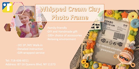 DIY Studio | Whipped Cream Clay Photo Frame