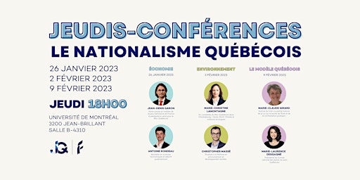 Jeudis-conférences : le nationalisme québécois