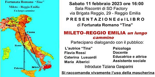 Presentazione del libro di Fortunata Romano “Tina”   Mileto - Reggio Emilia