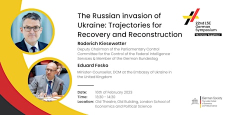 Russian invasion of Ukraine: Trajectories for Recovery and Reconstruction primary image