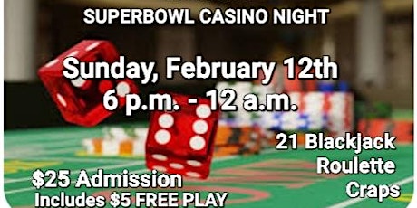 Superbowl Casino Night