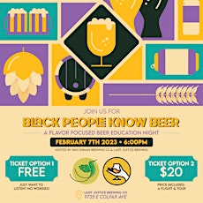 Black People Know Beer - Beer Education Event