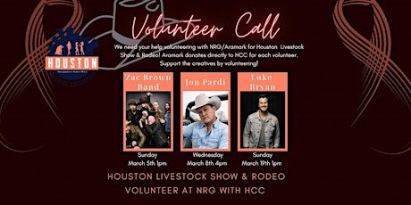 John Pardi Rodeo Concert Volunteer Opportunity