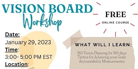 Vision Board Workshop 2023- BLOOM