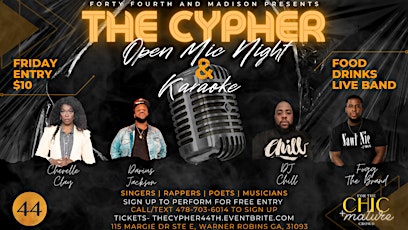 The Cypher: Open Mic Night & Karaoke Live