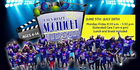 Spotlight Summer Camp at LilyRoze! Enroll Now! primary image