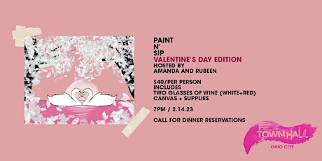 Sip + Paint Valentines Edition