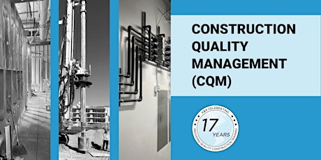 Image principale de Construction Quality Management (CQM) for Contractors - Feb. 9th, 2024