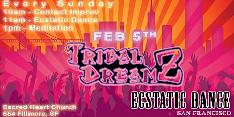 Ecstatic Dance San Francisco - Tribal DreamZ - 2/2/23