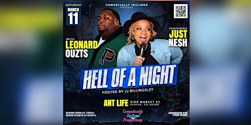 Leonard Ouzts Featuring Just Nesh Comedy Show