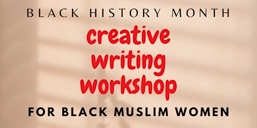Creative Writing Workshop - In Progress with Aisha Ali