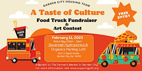A TASTE OF CULTURE FOOD TRUCK FUNDRAISER & ART CONTEST